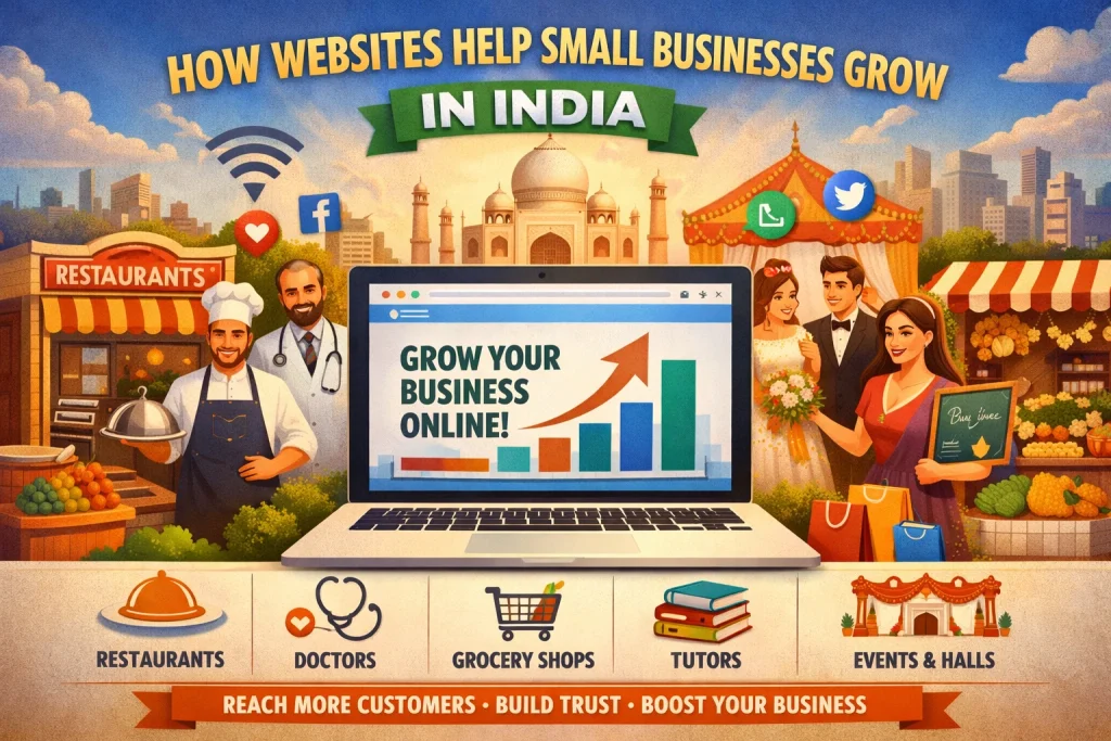 How a Website Helps Small Businesses Grow Faster in India