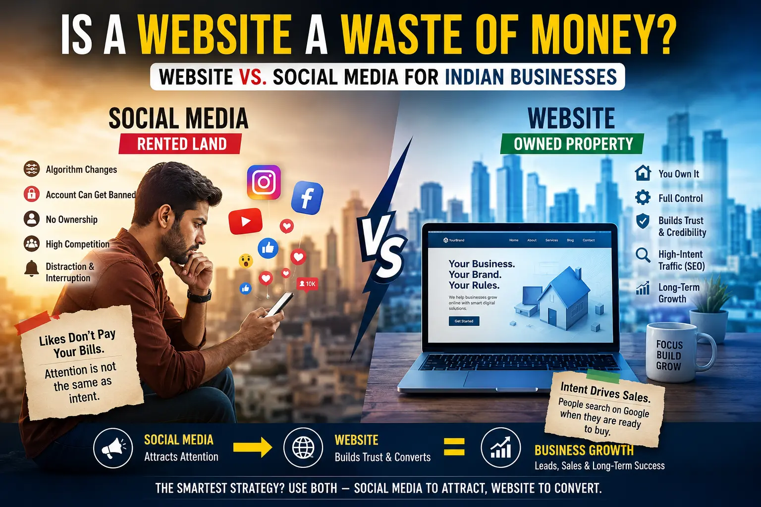 Website Vs Social Media